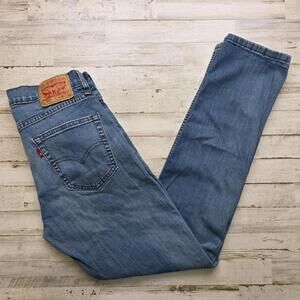 Levi's 511 Mens 31x32 Slim Stretch Med Wash Denim Jeans - Comfortable!